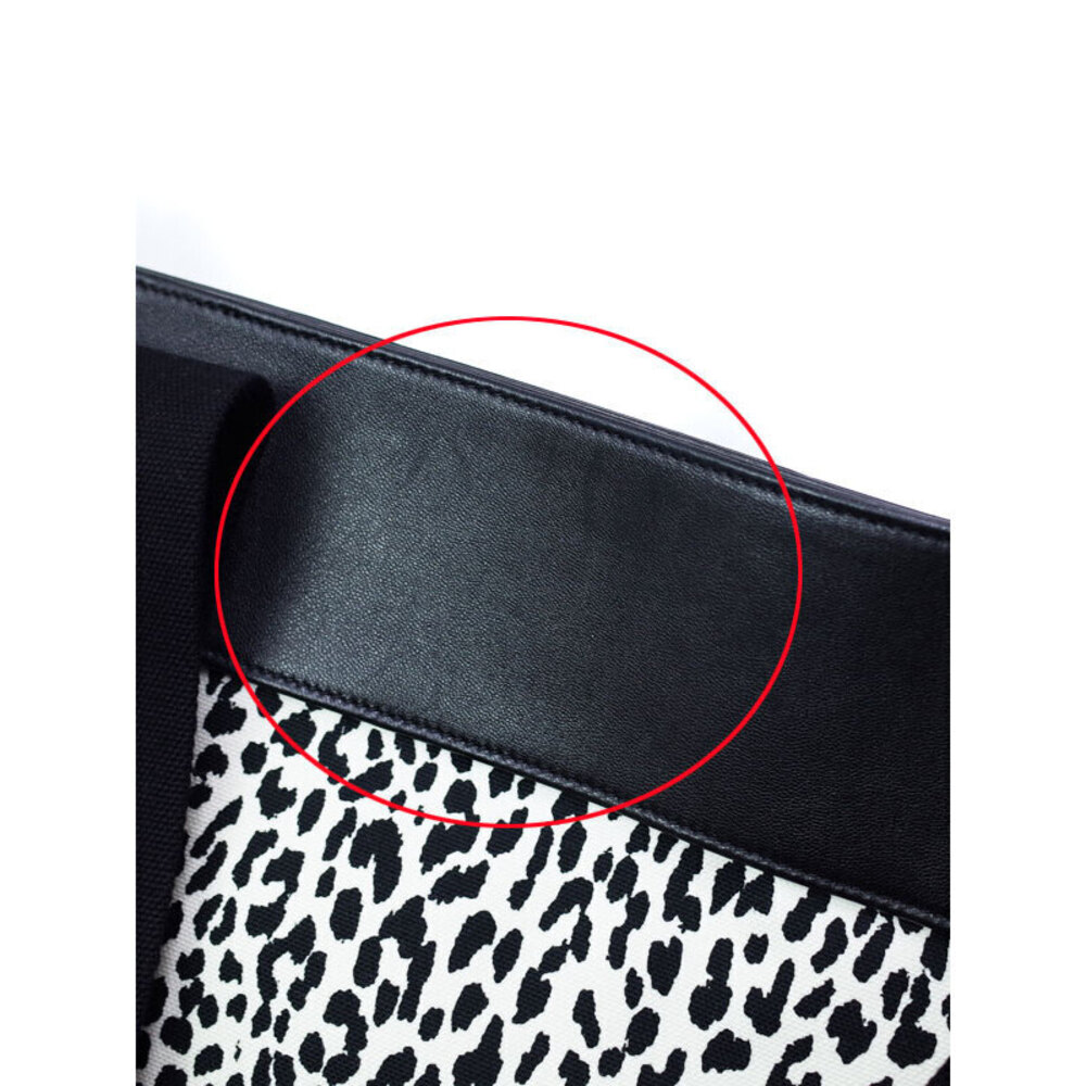 SAINT LAURENT Paris Saint Paris Leopard Tote Bag - Picture 6 of 9